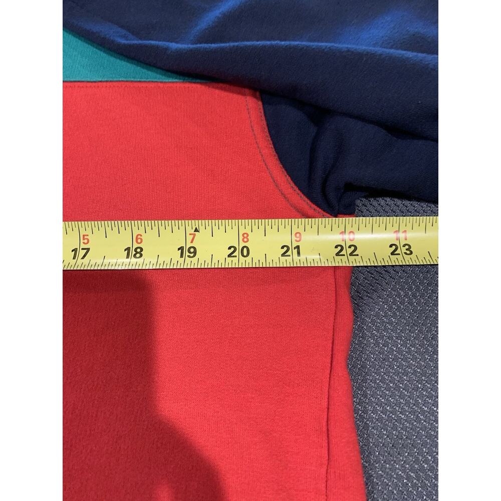 Vintage 90s Gina Peters “Crazy Yacht” Color Block Pullover Womens Oversized M - Picture 8 of 9